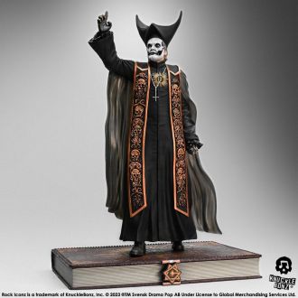 Ghost Rock Iconz Socha 1/9 Papa Emeritus IV (Black Robes) 22 cm