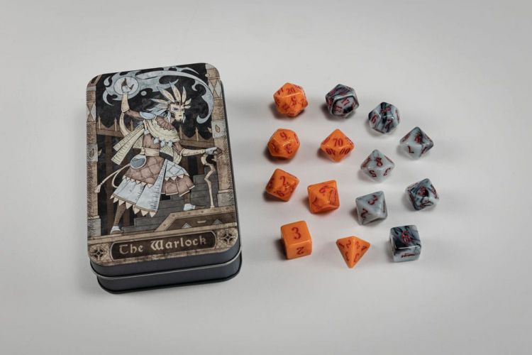 Character Class Classic RPG Dice Set Warlock (14) - Kliknutím na obrázek zavřete