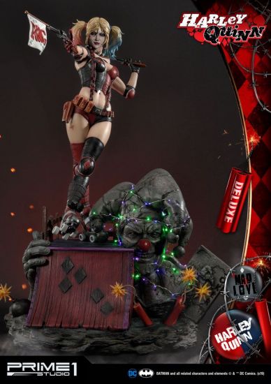 DC Comics Socha Harley Quinn Deluxe Ver. 91 cm - Kliknutím na obrázek zavřete