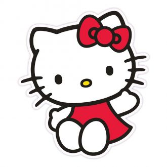 Sanrio Polštář Hello Kitty Red Dress 36 cm