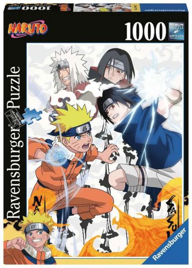 Naruto skládací puzzle Naruto vs. Sasuke (1000 pieces) - Kliknutím na obrázek zavřete