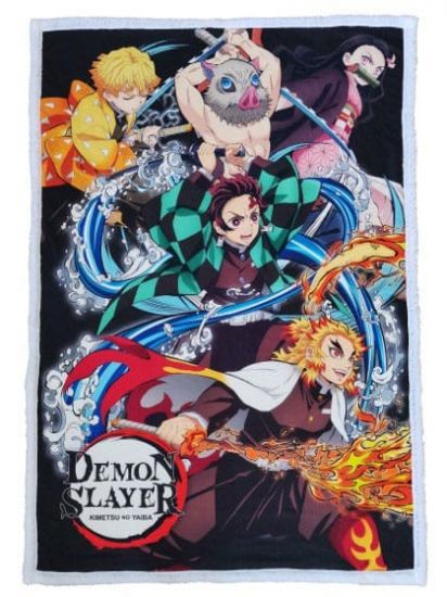 Demon Slayer: Kimetsu no Yaiba fleece deka 100 x 150 cm - Kliknutím na obrázek zavřete