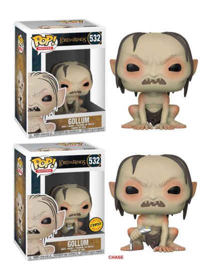 Lord of the Rings POP! Movies Vinyl Figures Gollum 9 cm Assortme - Kliknutím na obrázek zavřete