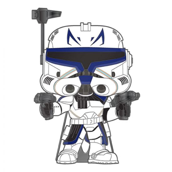 Star Wars Clone Wars Loungefly POP! Enamel Pin Captain Rex (Glow - Kliknutím na obrázek zavřete