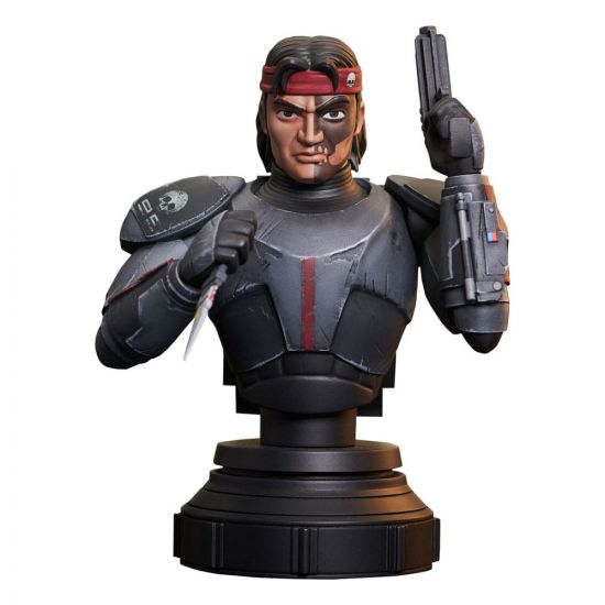 Star Wars The Clone Wars Bust 1/7 Hunter 15 cm - Kliknutím na obrázek zavřete