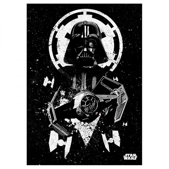 Star Wars kovový plakát Tie Advanced 32 x 45 cm - Kliknutím na obrázek zavřete