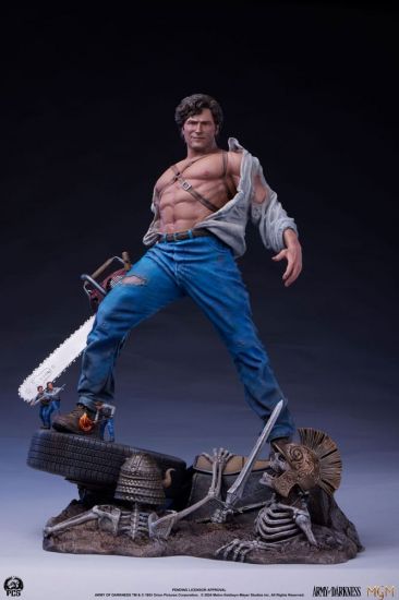 Army of Darkness Premier Series Socha 1/4 Ash 53 cm - Kliknutím na obrázek zavřete