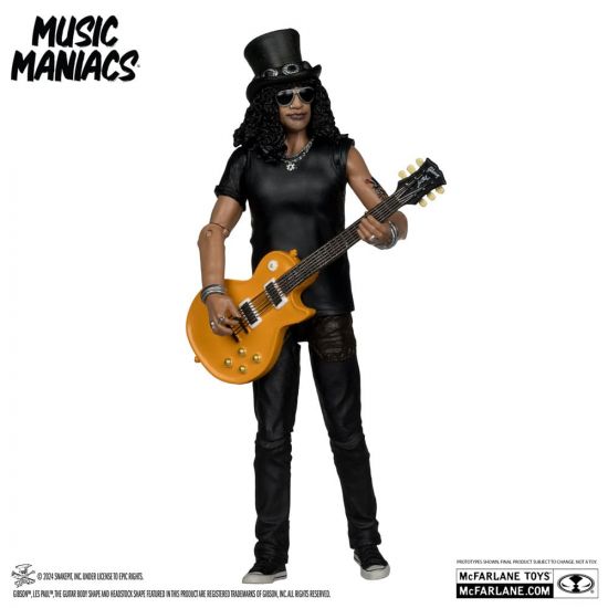 Music Maniacs Rock Akční figurka Slash 15 cm - Kliknutím na obrázek zavřete