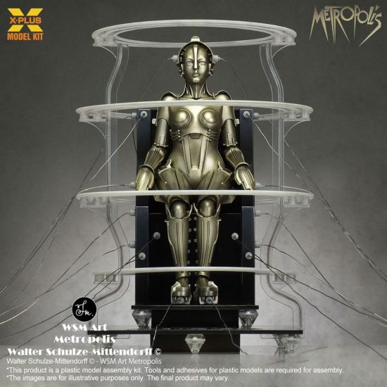 Metropolis plastový model kit 1/8 Maschinenmensch Seated Ver. 18 - Kliknutím na obrázek zavřete