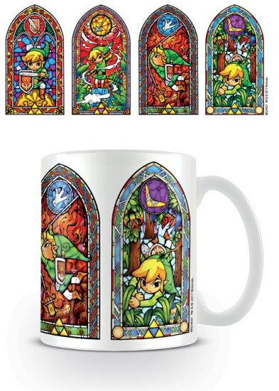 Legend of Zelda Hrnek Stained Glass - Kliknutím na obrázek zavřete