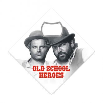 Bud Spencer & Terence Hill otvírák na lahve Fridge Magnet Old Sc