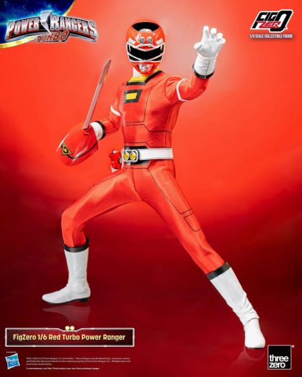 Power Rangers Turbo FigZero Akční figurka 1/6 Red Turbo Power Ra - Kliknutím na obrázek zavřete