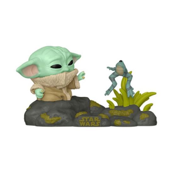 Star Wars POP! Deluxe Vinylová Figurka Din Grogu w/Frog 9 cm - Kliknutím na obrázek zavřete