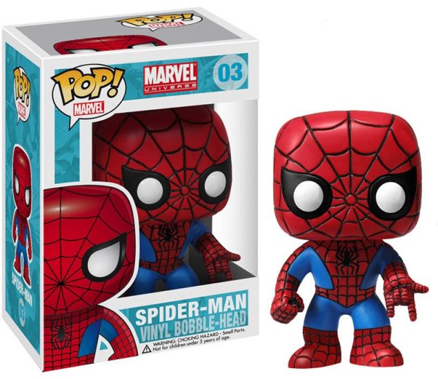 Marvel Comics POP! Vinylová Figurka Spider-Man 10 cm - Kliknutím na obrázek zavřete