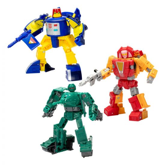 Transformers Legacy United Deluxe Class Akční figurka 3-Pack Go- - Kliknutím na obrázek zavřete