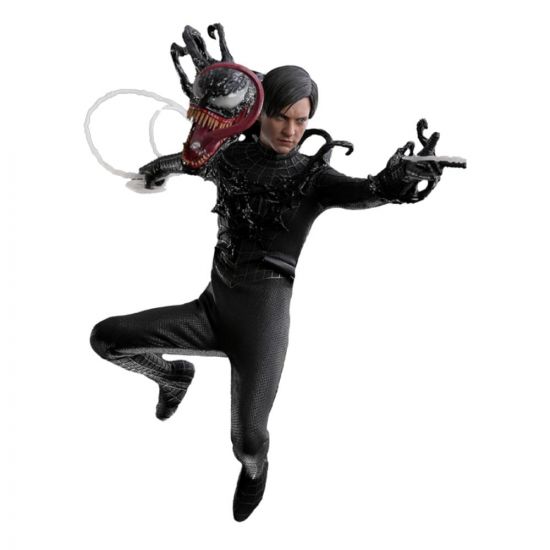 Spider-Man 3 Movie Masterpiece Akční figurka 1/6 Spider-Man (Bla - Kliknutím na obrázek zavřete