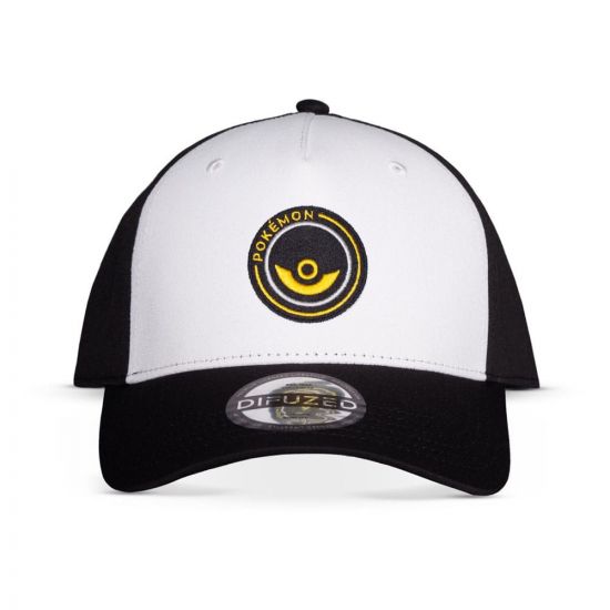 Pokemon Curved Bill Cap Pokeball white - Kliknutím na obrázek zavřete