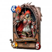 Hearthstone 3D Art Frame Socha Sylvanas Windrunner 31 cm