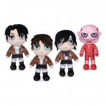Attack on Titan Plush Figures prodej v sadě Characters 20 cm (12