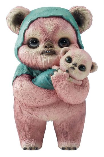 Star Wars Designer Socha Ewok by Mab Graves Pink Variant 18 cm - Kliknutím na obrázek zavřete