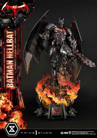 Batman Ultimate Premium Masterline Series Socha Hellbat Concept