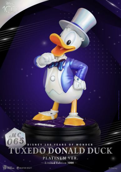 Disney 100th Master Craft Socha Tuxedo Donald Duck (Platinum Ve - Kliknutím na obrázek zavřete