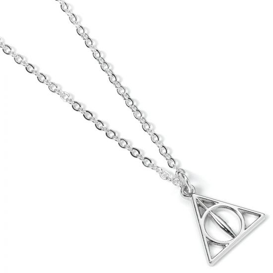 Harry Potter Pendant & náhrdelník Deathly Hallows (silver plated - Kliknutím na obrázek zavřete