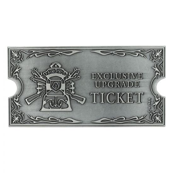 Resident Evil 4 Replica 1/1 Metal Exclusive Upgrade Ticket - Kliknutím na obrázek zavřete