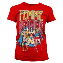 DC Comics ladies t-shirt Femme Power Red