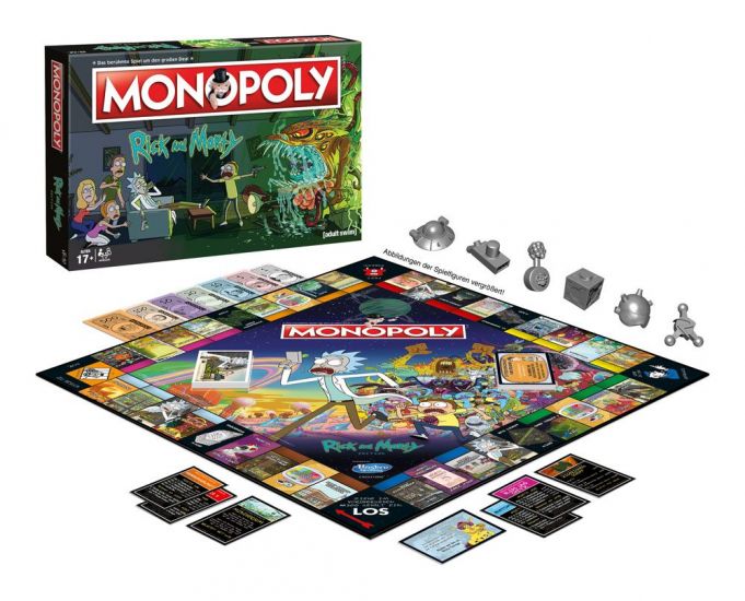 Rick and Morty desková hra Monopoly *German Version* - Kliknutím na obrázek zavřete