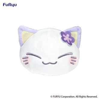 Nemuneko Cat Plyšák Purple 18 cm