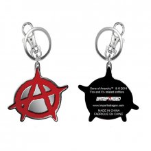 Sons of Anarchy Metal Keychain Red A
