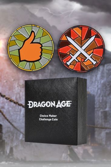 Dragon Age Coin Choice Maker Challenge Coin - Kliknutím na obrázek zavřete