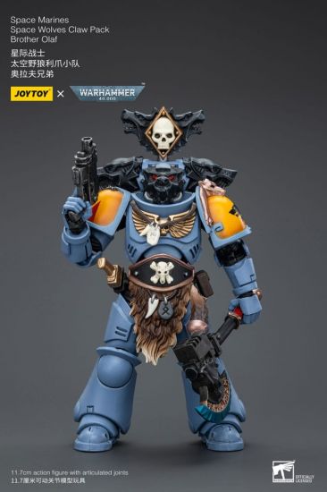 Warhammer 40k Akční figurka 1/18 Space Marines Space Wolves Claw - Kliknutím na obrázek zavřete