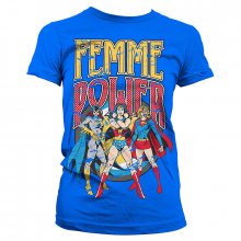 DC Comics ladies t-shirt Femme Power Blue