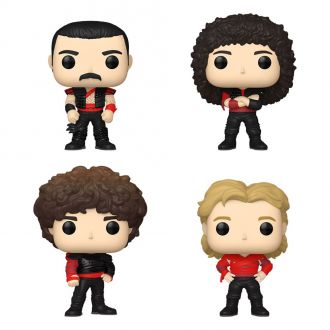 Queen POP! TV Vinylová Figurka 4-Pack Radio Gaga 9 cm