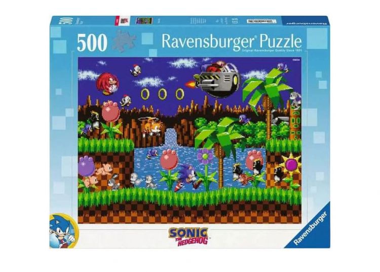 Sonic - The Hedgehog skládací puzzle Classic Sonic (500 pieces) - Kliknutím na obrázek zavřete