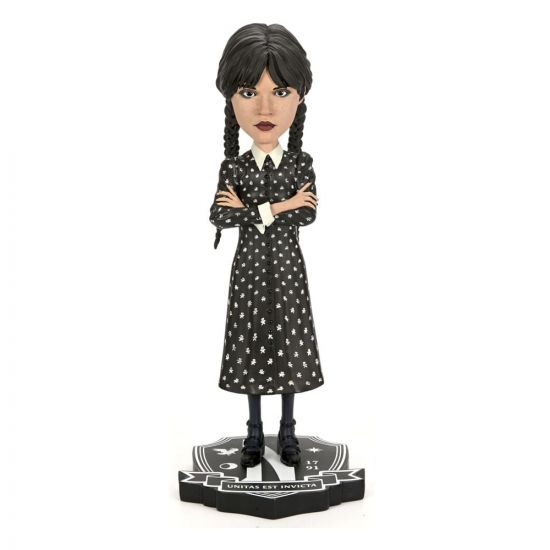 Wednesday Head Knocker Bobble-Head Wednesday Addams 21 cm - Kliknutím na obrázek zavřete