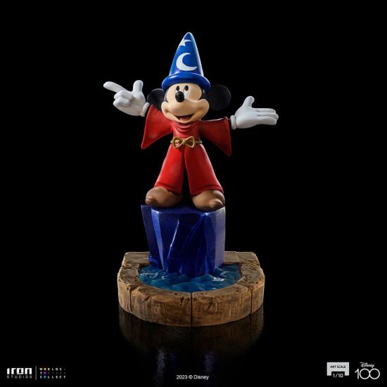 Disney Art Scale Socha 1/10 Mickey Fantasia Regular 25 cm - Kliknutím na obrázek zavřete