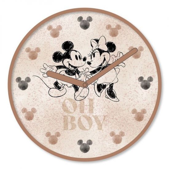 Disney Wall Clock Mickey Mouse Blush - Kliknutím na obrázek zavřete