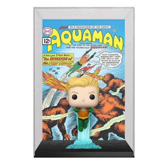 DC Comics POP! Comic Cover Vinylová Figurka Aquaman 9 cm - Kliknutím na obrázek zavřete