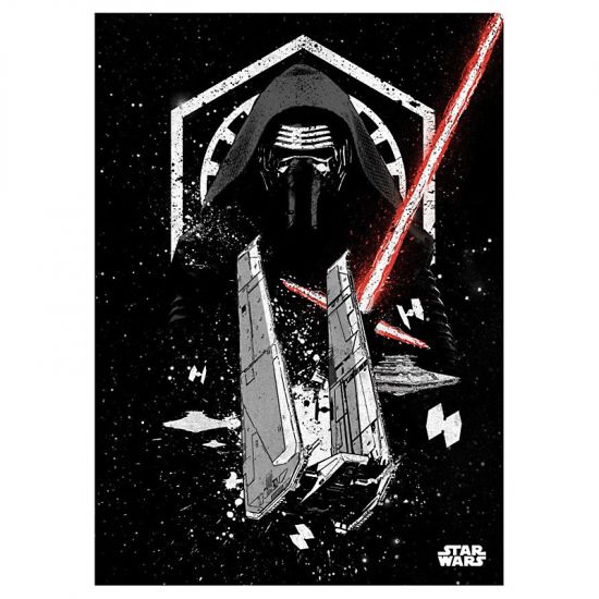 Star Wars kovový plakát Kylo Ren 32 x 45 cm - Kliknutím na obrázek zavřete