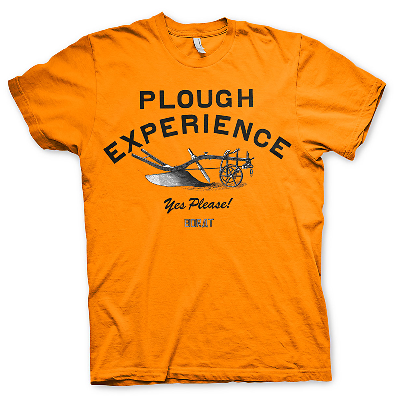 Borat pánské tričko Plough Experience, Yes Please