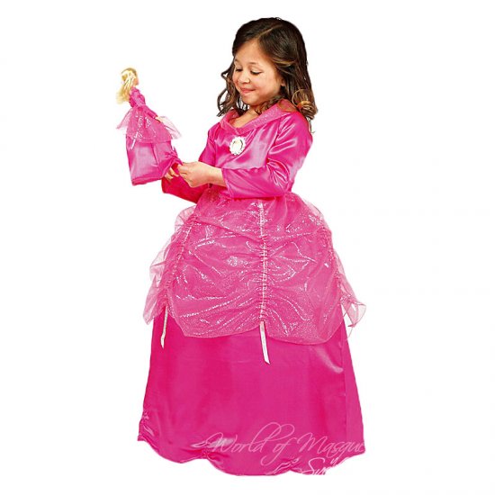 Dětský kostým Barbie plus šaty na panenku