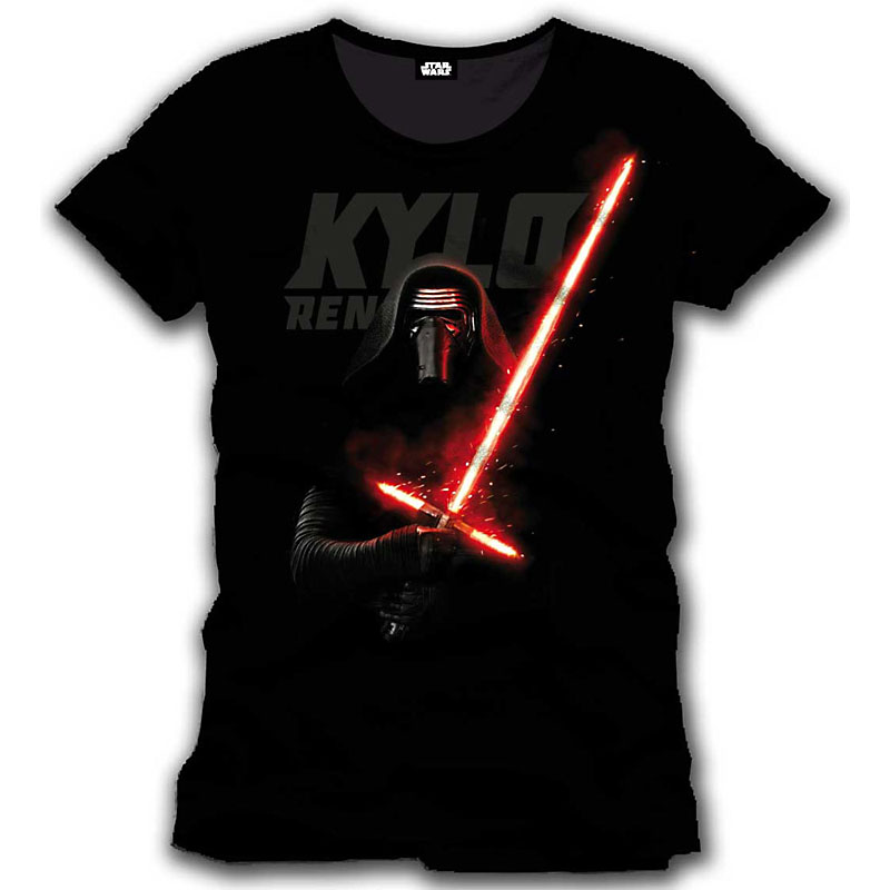 Pánské triko s potiskem Star Wars Episode VII Kylo Ren Laser M