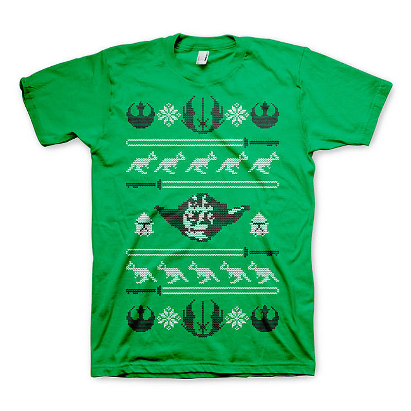 Star Wars pánské tričko Yodas X-Mas Knit XXL