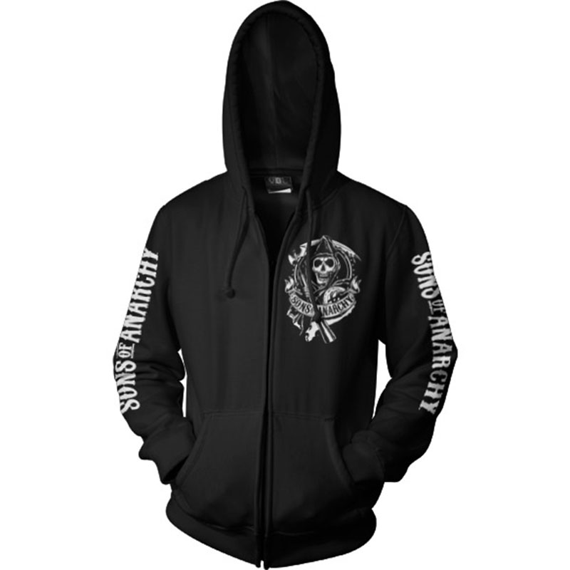 Zákon Gangu apínací hoodie mikina Scroll Logo