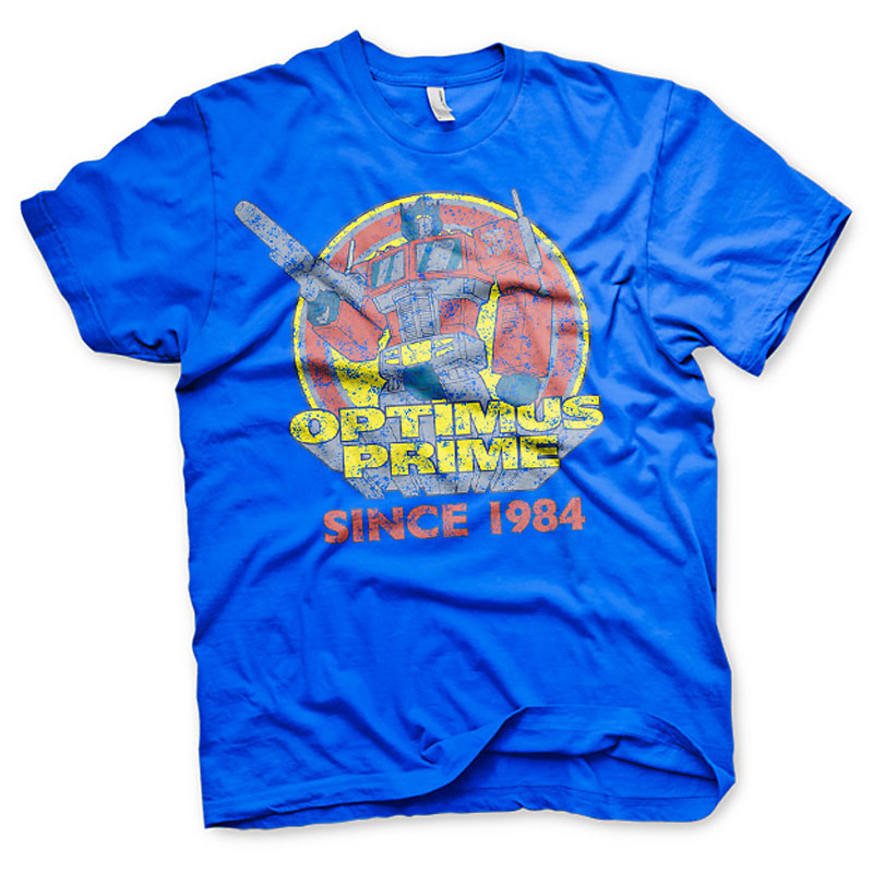 Tričko Transformers Optimus Prime Since 1984 Modré