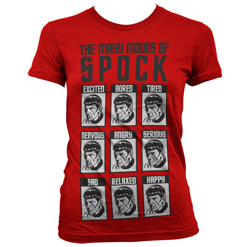 Star Trek dámské tričko The Many Moods Of Spock