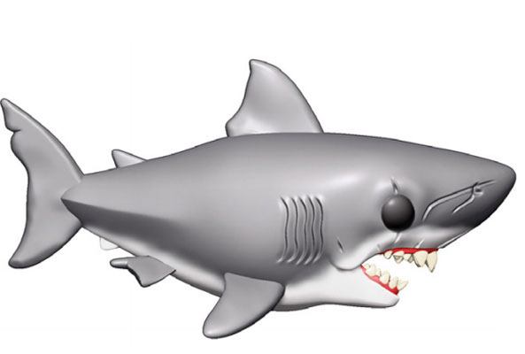 Jaws Oversized POP! Movies Vinylová Figurka Jaws 15 cm - Kliknutím na obrázek zavřete